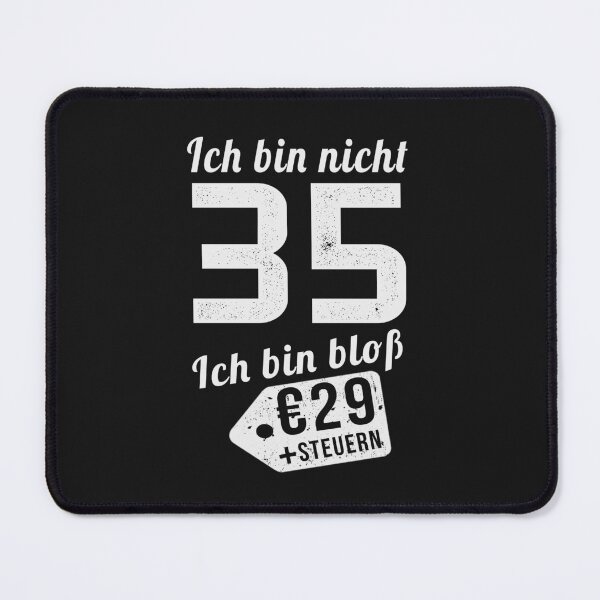 Item preview, ICH BIN NICHT 35 ICH BIN BLOB designed and sold by Just Be Different.
