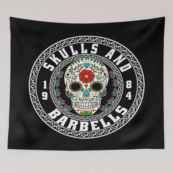 Item preview, Colorful Calavera Mexican Sugar Skull Muertos For Dark Clothes designed and sold by DigitalInspired.