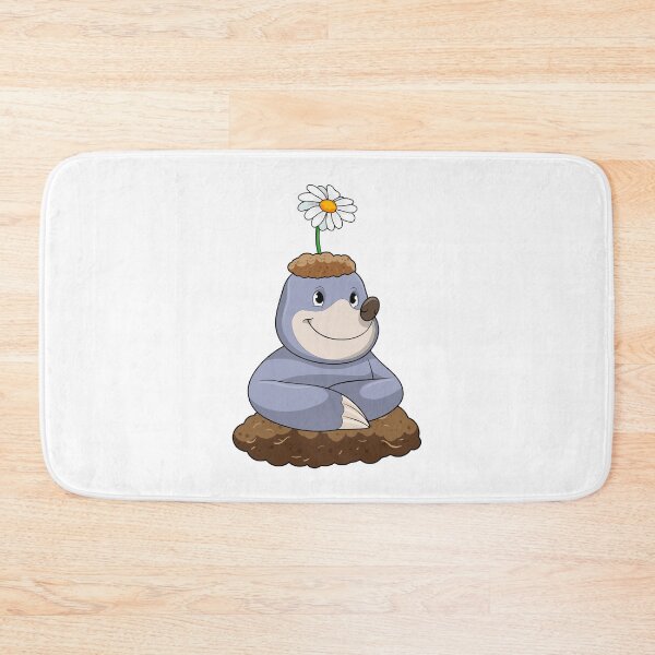 Item preview, Mole with Daisy Flower designed and sold by Snabdesign84.