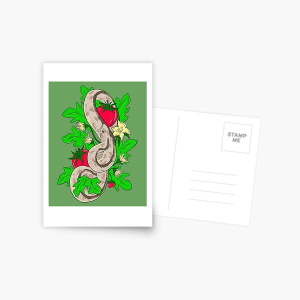 San Francisco Garter Snake Postcard for Sale by Tami Wicinas