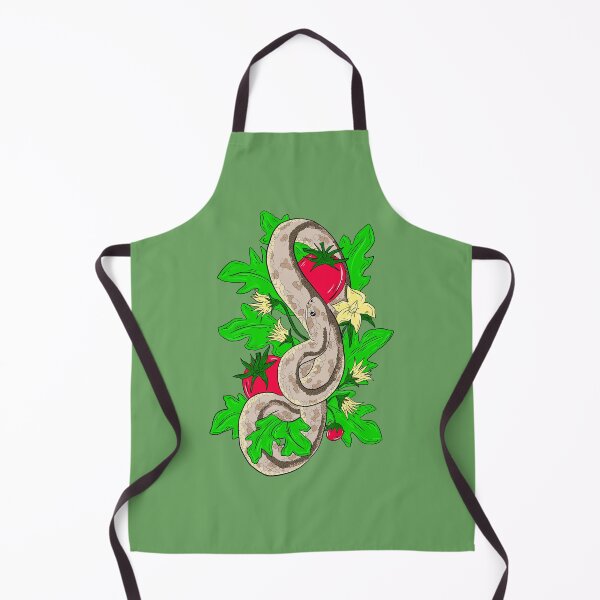 Item preview, Garter Snake And Tomatoes With Green Background  designed and sold by missmann.