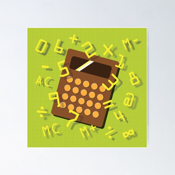Item preview, Numeric Escape from a Calculator designed and sold by QueenieLamb.