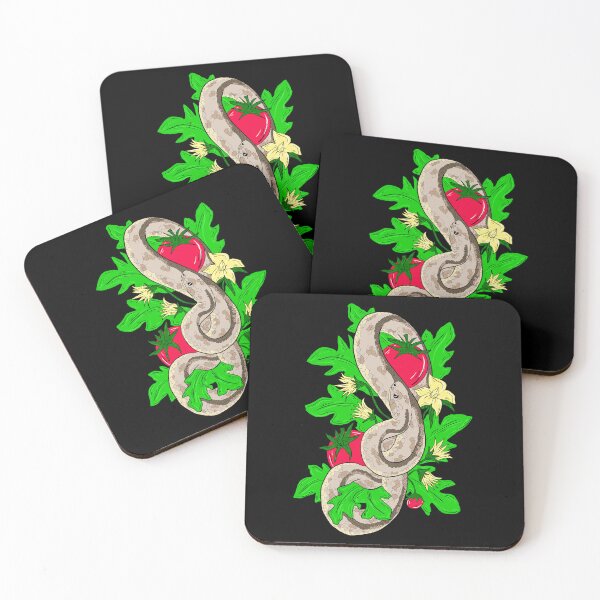 Item preview, Garter Snake And Tomatoes With Black Background  designed and sold by missmann.
