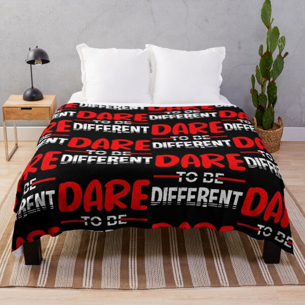 Item preview, Dare To Be Different Be Positive Aspire To Inspire Before The Expire Funny Saying Happy Life Apparel Essential Motivation Inspiration Joy Mood designed and sold by DesignByHeartUK.