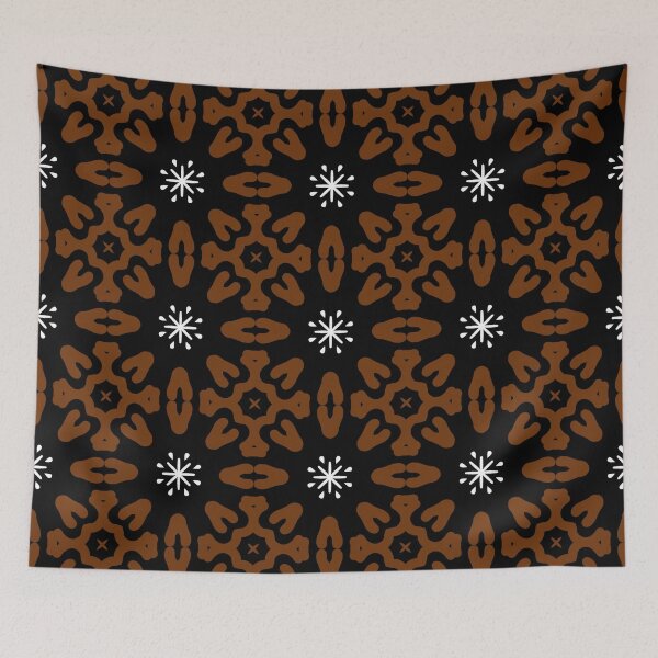 Item preview,  Brown and Black African Textile Pattern designed and sold by funkyvibes.