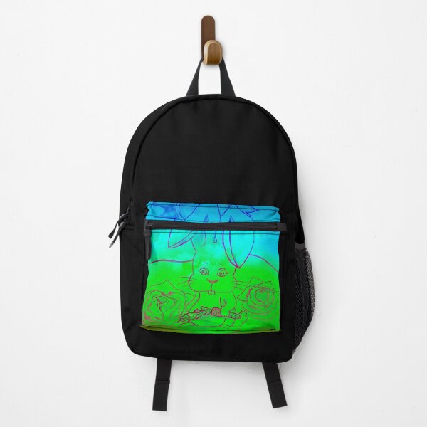 Item preview, Bunny with a carrot, edited watercolour drawing by MariDani Art designed and sold by MariDaniArt.