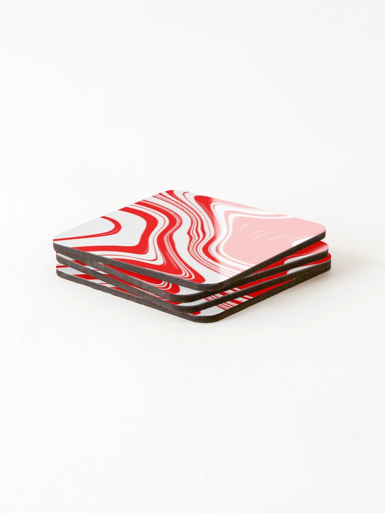 Thumbnail 4 of 5, Coasters (Set of 4), ' Raspberry Ripple ' designed and sold by MARYMAXMAC.