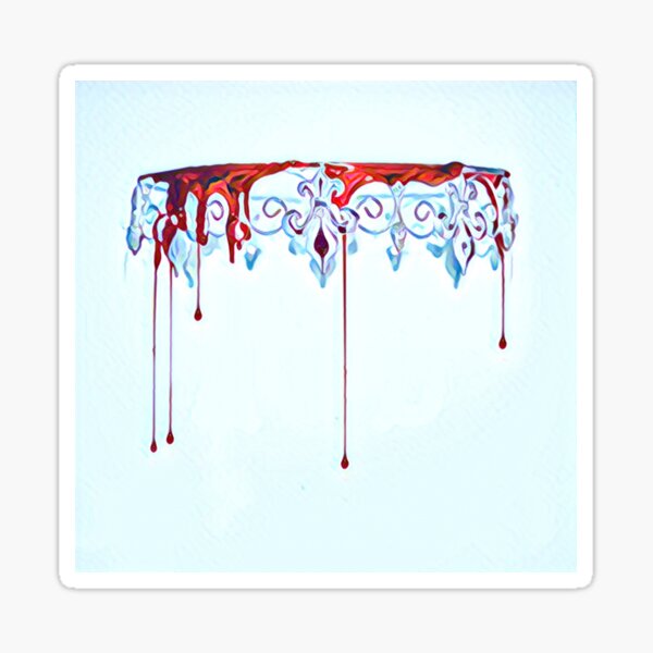 Red Queen Crown #4 Sticker