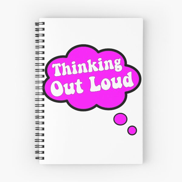 Item preview, THINKING OUT LOUD CLOUD THINKING designed and sold by vazqpete.