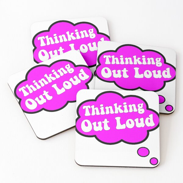 Item preview, THINKING OUT LOUD CLOUD THINKING designed and sold by vazqpete.