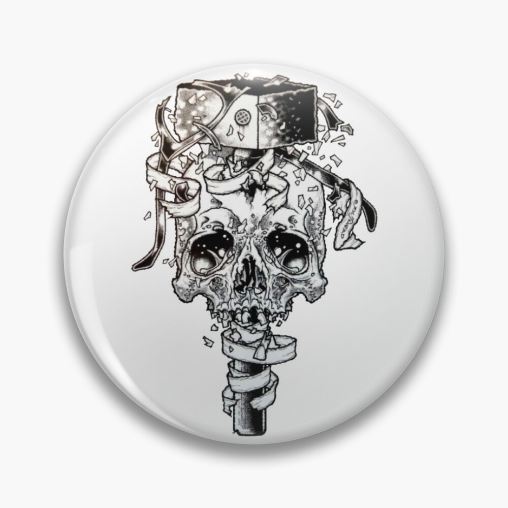 Pushead Hammered Skull