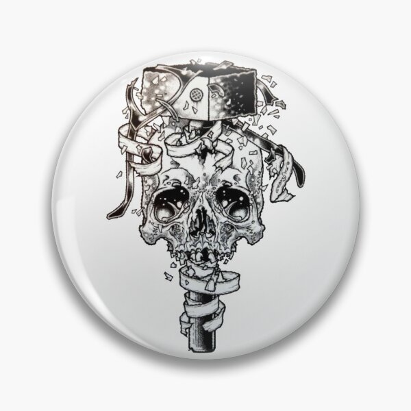 Pushead Hammered Skull