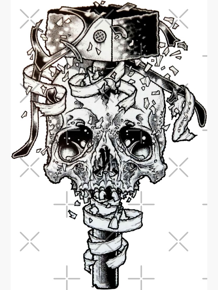 Pushead Hammered Skull