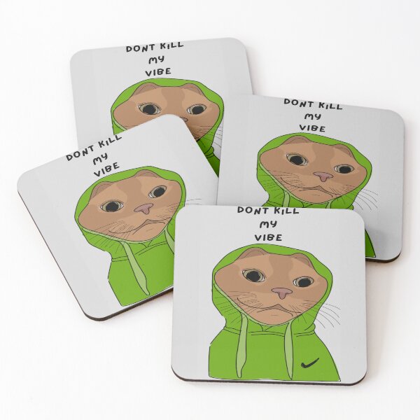 Item preview,  Don't Kill My Vibe ||Good Vibes Only || Funny cat  Don't Kill My Vibe designed and sold by Artw0rld.