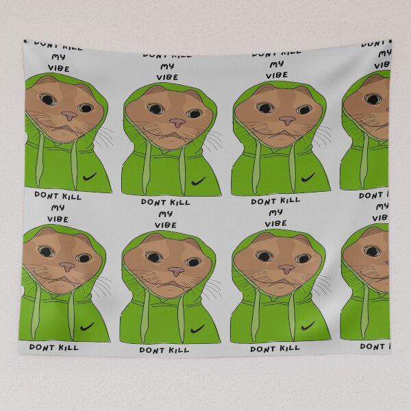 Item preview,  Don't Kill My Vibe ||Good Vibes Only || Funny cat  Don't Kill My Vibe designed and sold by Artw0rld.