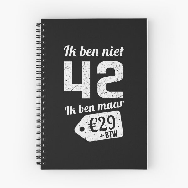 Item preview, IK BEN NIET 42 IK BEN MAAR designed and sold by Just Be Different.