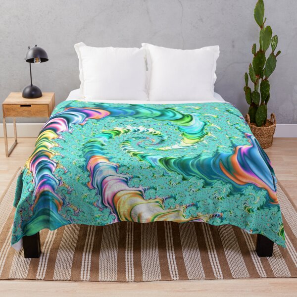 Item preview, Rainbow Infinite Spiral - Fractal Art designed and sold by LaRoach Digital Arts.