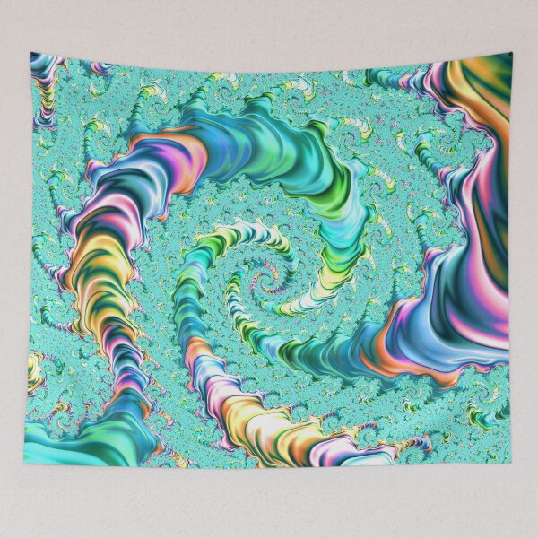 Item preview, Rainbow Infinite Spiral - Fractal Art designed and sold by LaRoach Digital Arts.