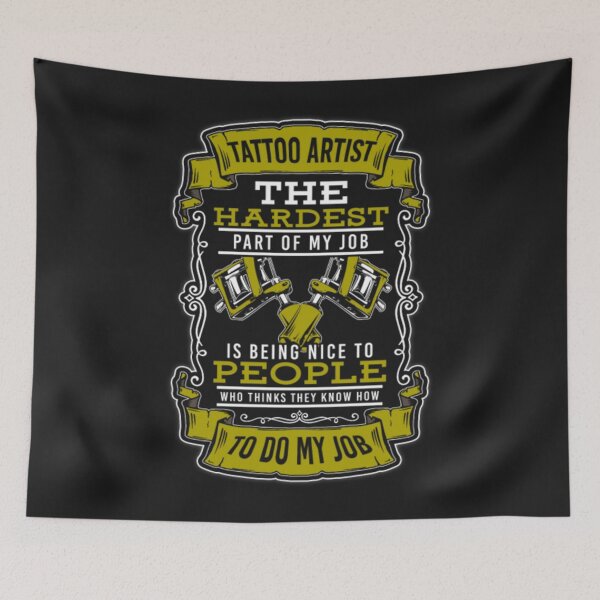 Item preview, Tattoo Artist The harder My jobs  designed and sold by ClamenTaon.
