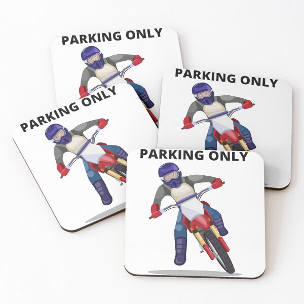 Item preview, DIRT BIKE PARKING ONLY designed and sold by newhuman.