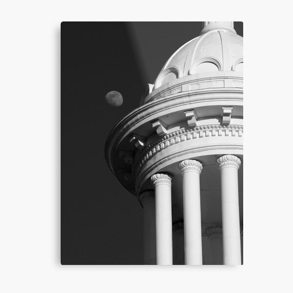 Moon Dome Metal Print