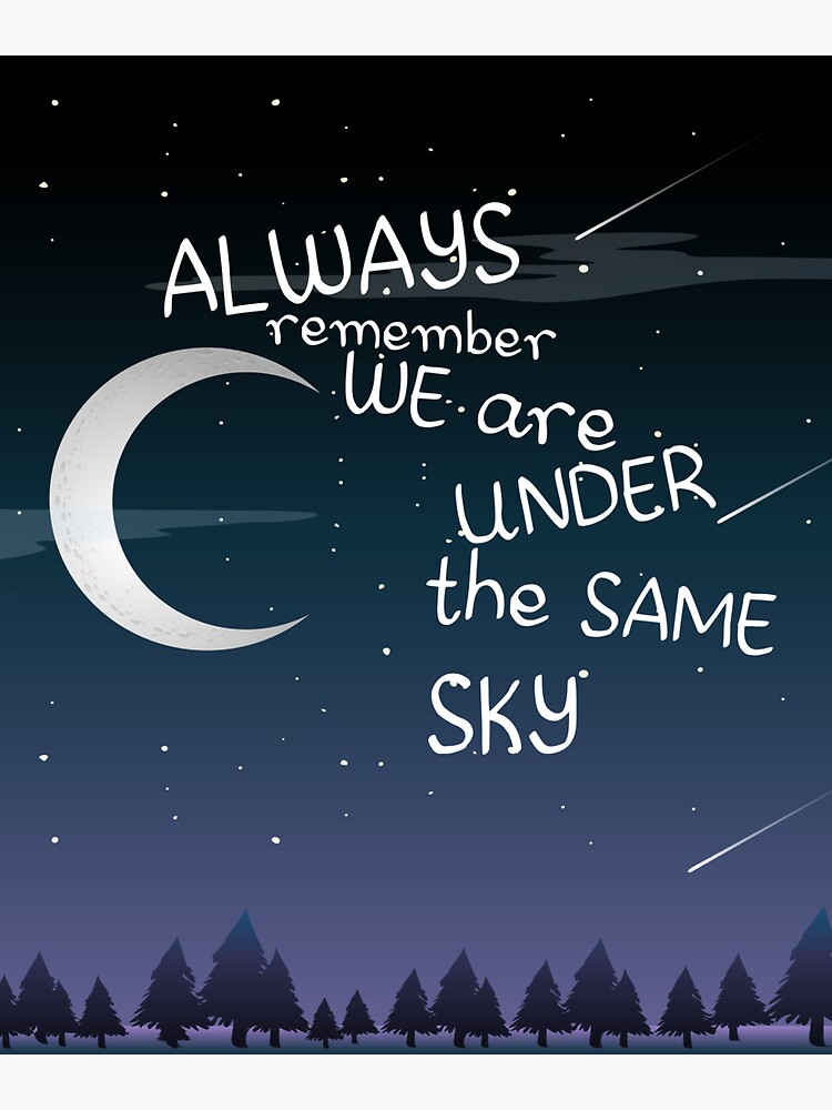 always-under-the-same-sky-sticker-for-sale-by-yacinshop-redbubble