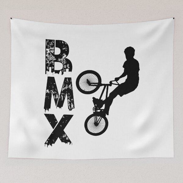 Item preview, bmx race bike cyclist rider trick freestyle design designed and sold by la-petite-folie.