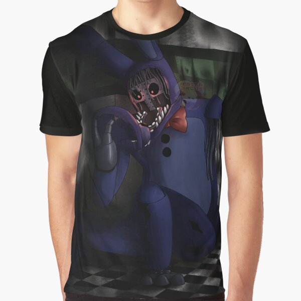 FNAF 2 - Withered Bonnie design T-shirt engraçado camiseta manga curta  homem roupas manga curta tee roupas para homens - AliExpress