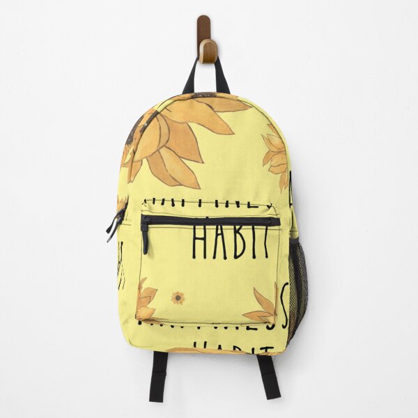 Item preview, Make Happiness A Habit ||Motivation quotes || Flower Quotes designed and sold by Artw0rld.