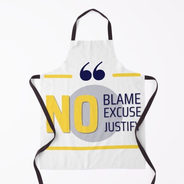 Item preview, No blame No excuse No justify for t-shirt designed and sold by ougraz24.
