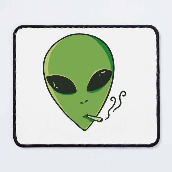 Item preview, Alien Smoking A Joint designed and sold by Wicked Creationz.