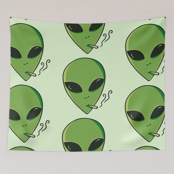 Item preview, Alien Smoking A Joint designed and sold by Wicked Creationz.