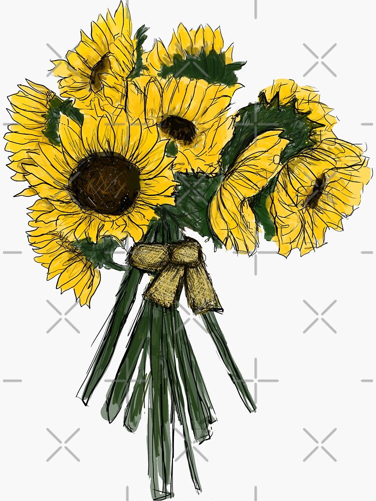 Sunflower Bouquet by haleyerin