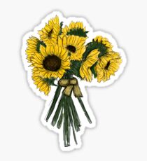 Sonnenblume-Blumenstrauß Sticker