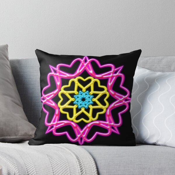 Item preview, Pan Pride Hearts Starburst Mandala  designed and sold by FalcoSkyWolf.