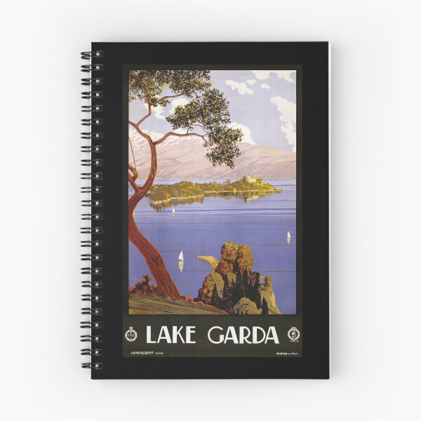 Item preview, Lake Garda Travel Poster designed and sold by blackdogshop.