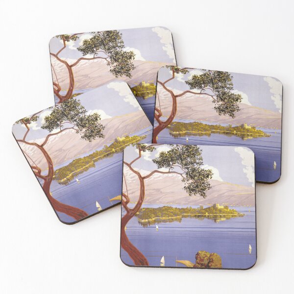 Item preview, Lake Garda Travel Poster designed and sold by blackdogshop.