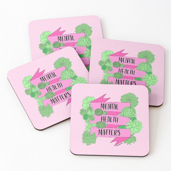 Item preview, mental health matters succelent designed and sold by mariahmoniquedesign.