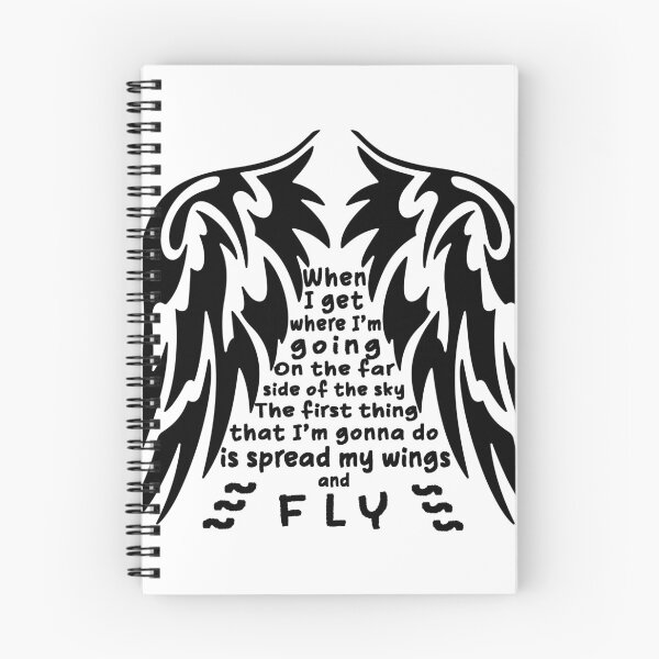 Item preview, When I Get Where I'm Going (wings) designed and sold by dev11588.