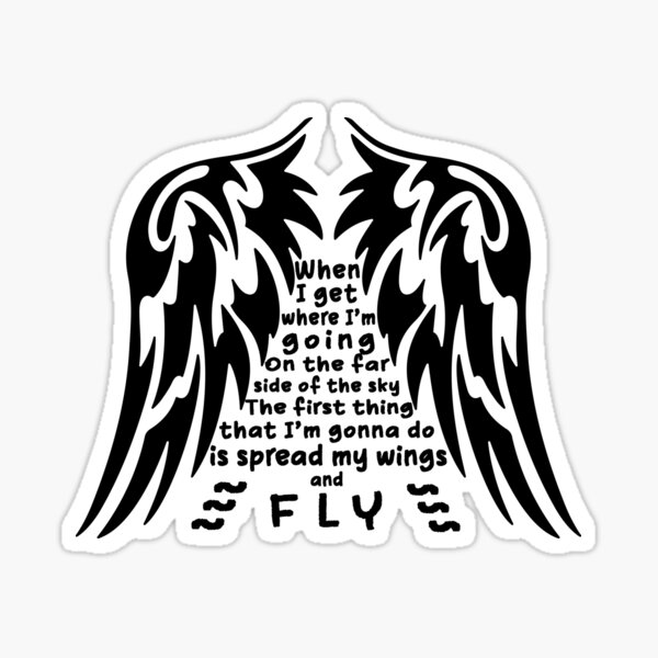Artikel-Vorschau von Wenn ich ankomme, wohin ich gehe (Flügel), designt und verkauft von dev11588.