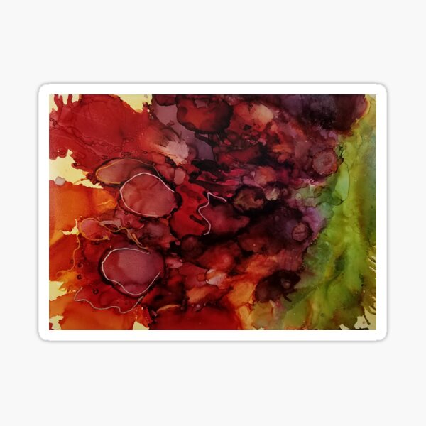 Floral Abstract #3 Sticker
