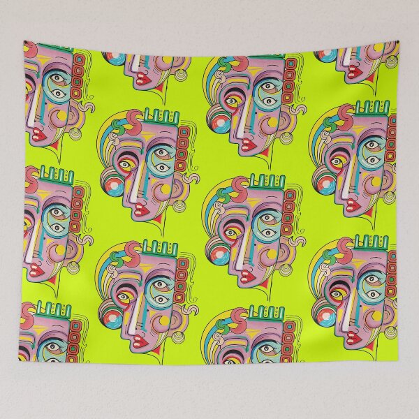 Item preview, Cubist beauty designed and sold by miskinkukla.