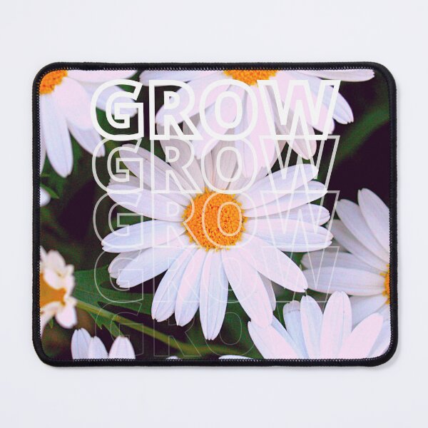 Item preview, GROW (above) - White Flowers - Daisies designed and sold by AliceSLee.