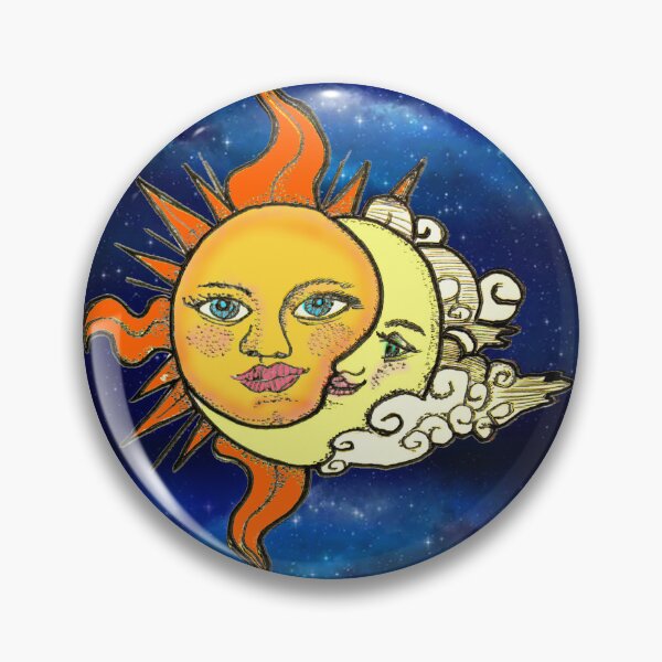 Item preview, espdzines-sun and moon designed and sold by EspDzines.