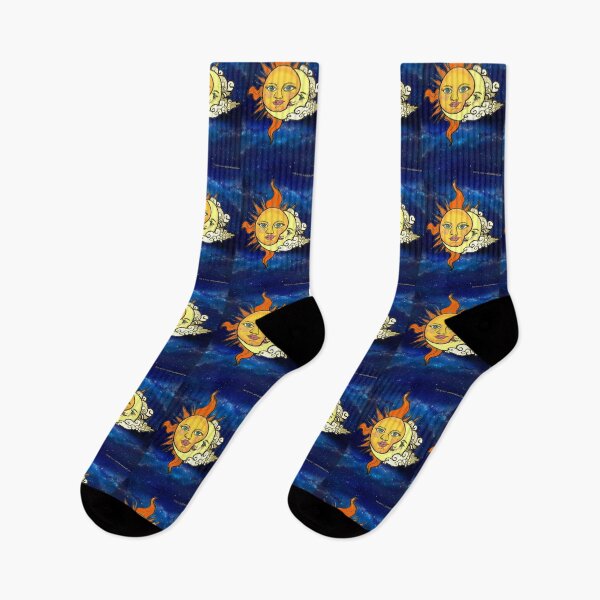 Item preview, espdzines-sun and moon designed and sold by EspDzines.