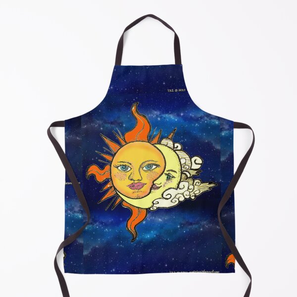 Item preview, espdzines-sun and moon designed and sold by EspDzines.