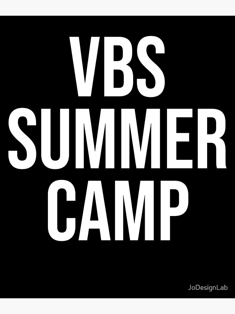 "VBS summer camp" Poster for Sale by JoDesignLab Redbubble