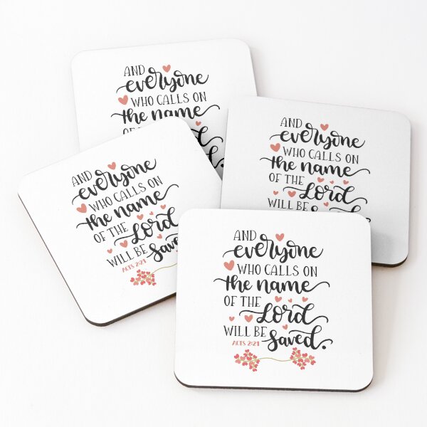 Item preview, Bible Verse, Acts 2:21, And Everyone Who Calls On The Name Of The Lord Will Be Saved designed and sold by PrintedKat.