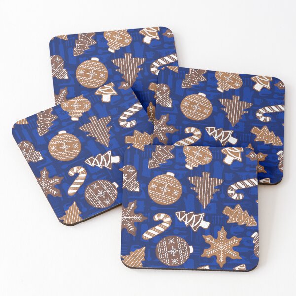 Item preview, Blue Christmas Cookies designed and sold by WickedRefined - Nicole Demereckis.