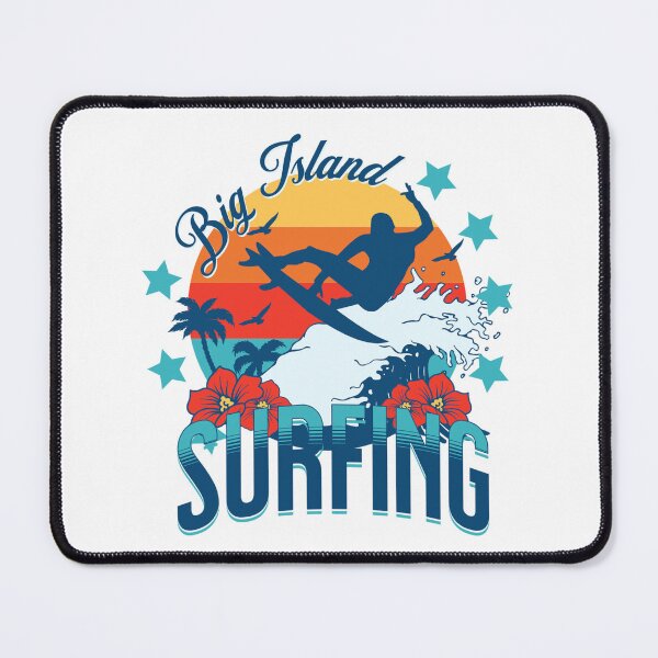 Item preview, Hawaiian Travel Surf Big Island Surfing Hawaii designed and sold by CattlettArt.